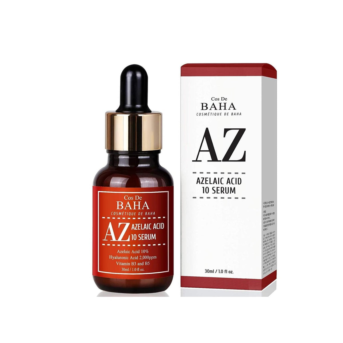 COS DE BAHA Azelaic Acid 10% Serum (AZ) 30ml – ত্বকের যত্নে কার্যকর সমাধান - Uk Shop