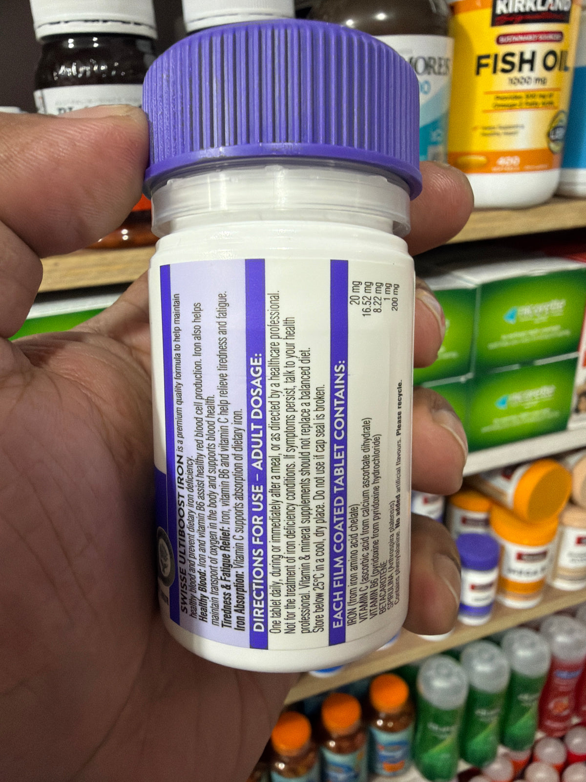 Swisse Ultiboost Iron 30 Tablets