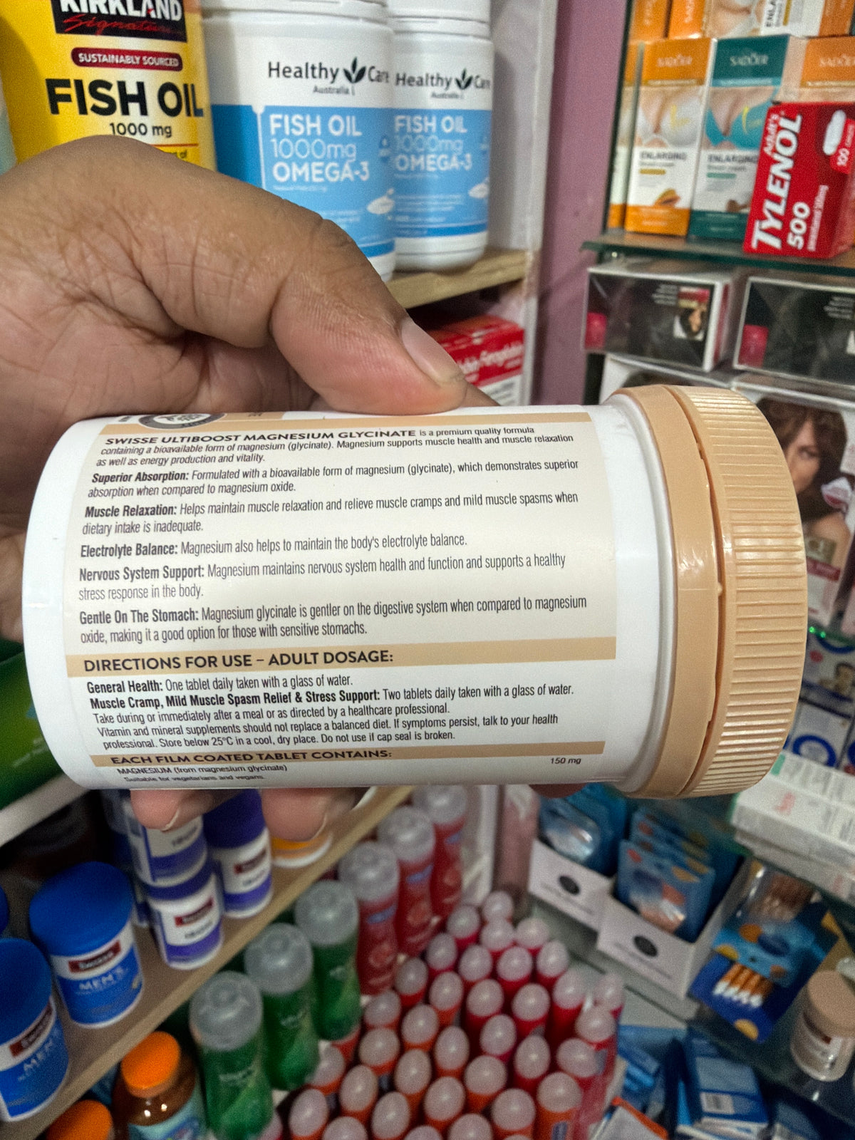 SWISSE MAGNESIUM GLYCINATE TAB 60S