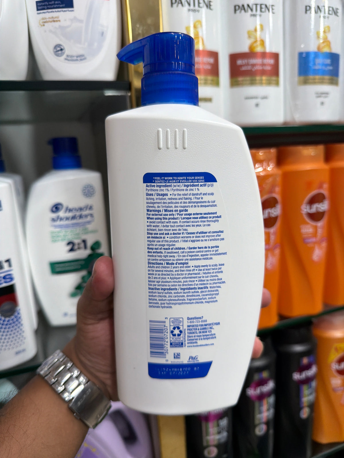 Head and Shoulders Dandruff 2 in 1 Shampoo and Conditioner, Ginger 835ml