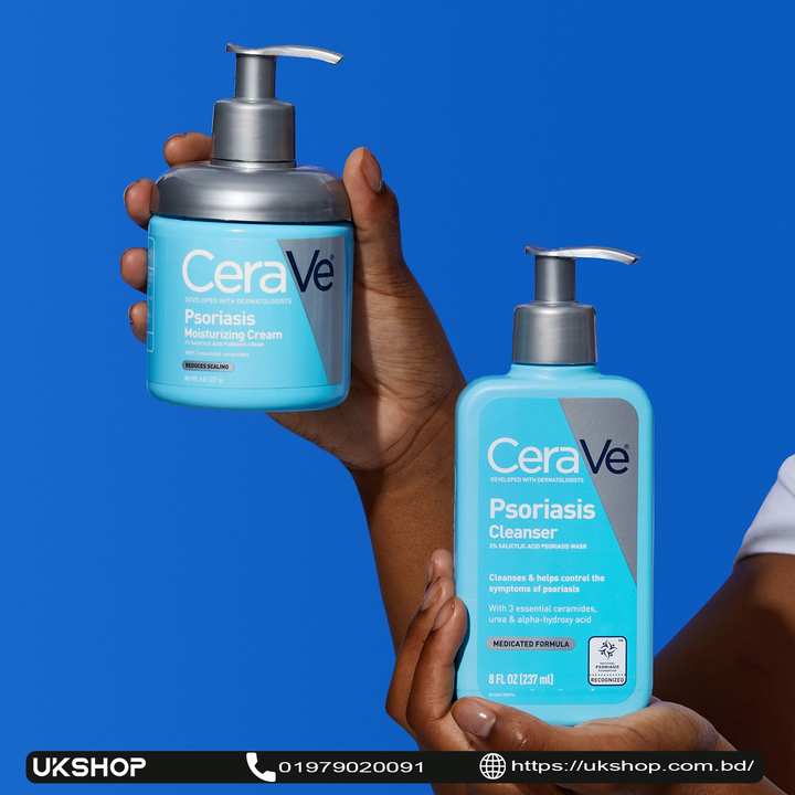 Cerave Psoriasis Moisturizing Cream & Cleanser Comboo