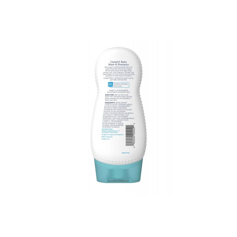 Cetaphil Baby Wash & Shampoo – 230ml, Face and Body