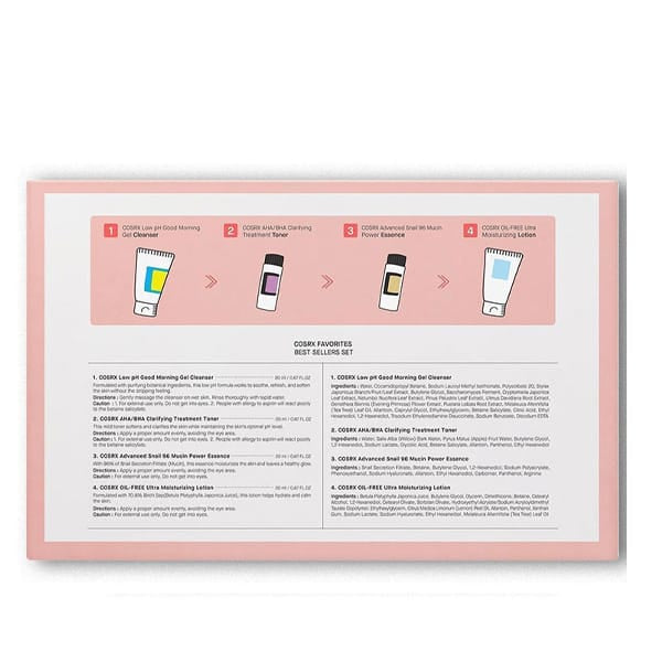 Cosrx Favorites Best Sellers Travel Set