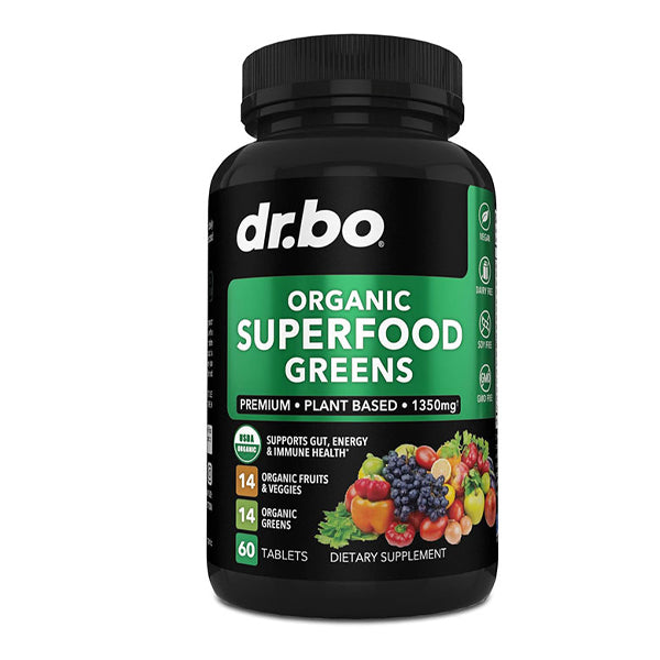 Dr.bo Organic Superfood Greens – 60 Capsules