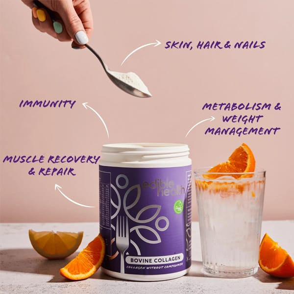 Edible Health Hydrolysed Bovine Collagen Powder 400G