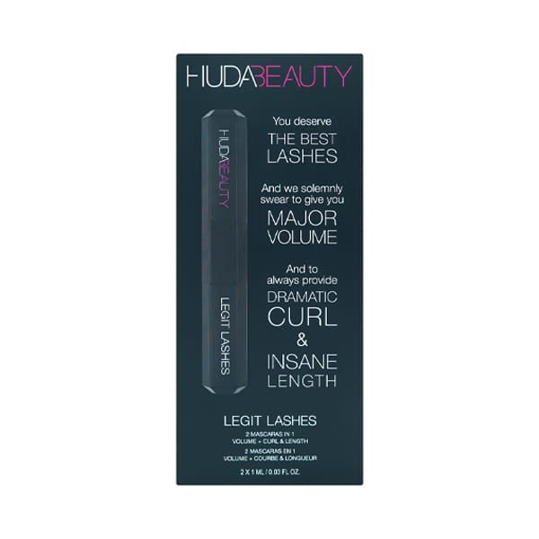 HUDA BEAUTY LEGIT LASHES Mascara - Volumizing & Lengthening in bd