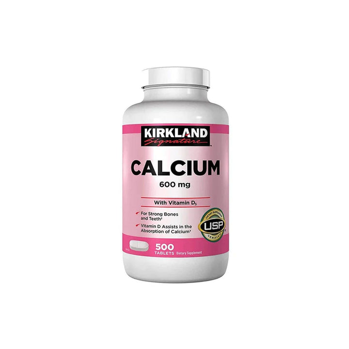 Kirkland Signature Calcium 600 mg + D3, 500 Tablets