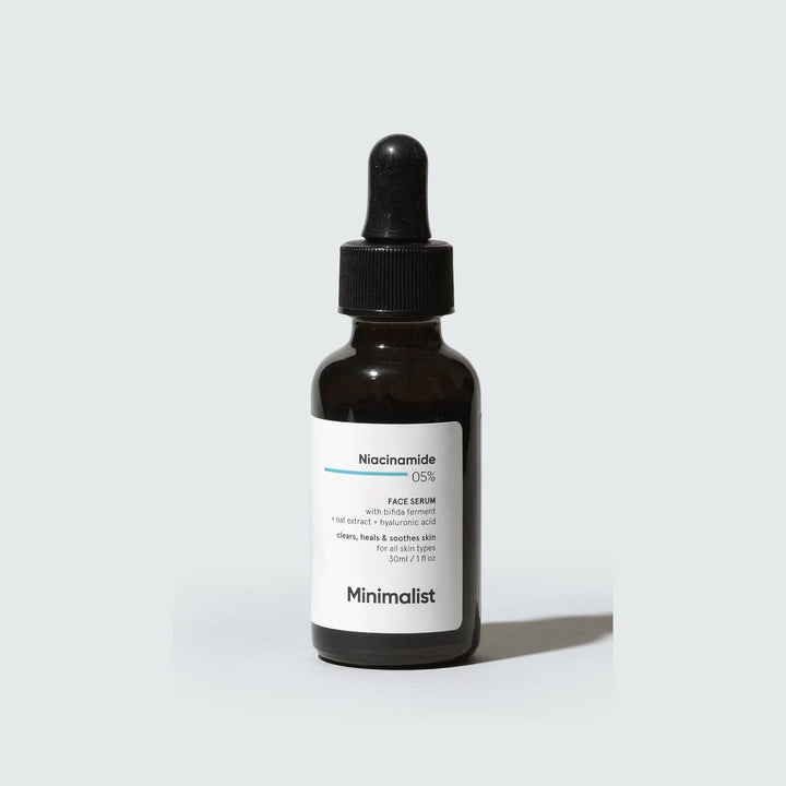 Minimalist 5% Niacinamide Face Serum for Clear Glowing Skin- 30ml