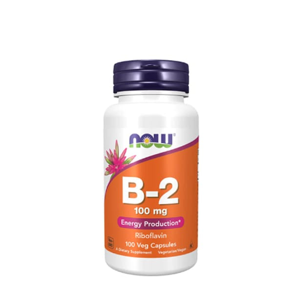 NOW B-2 100mg 100 Veg Capsules