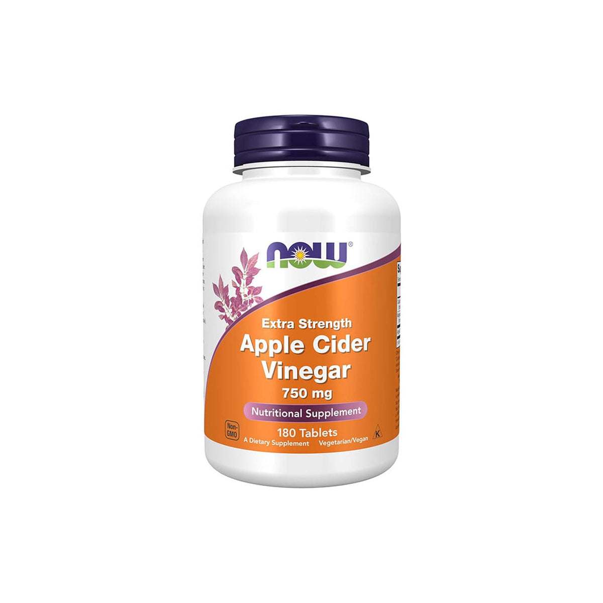 NOW Foods Apple Cider Vinegar Extra Strength 750 mg – 180 Tablets