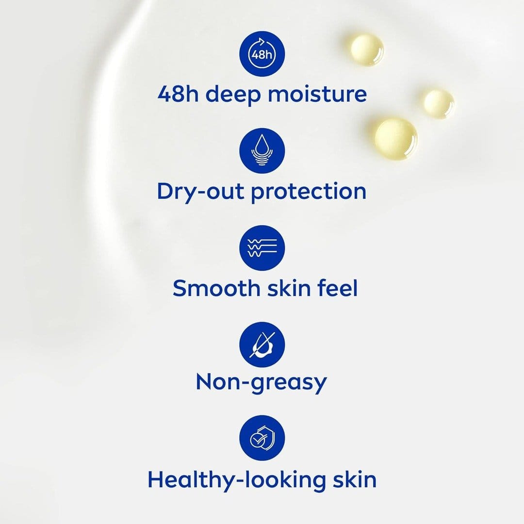 Nivea Cocoa Butter Body Lotion Vitamin E Dry Skin (625ml)