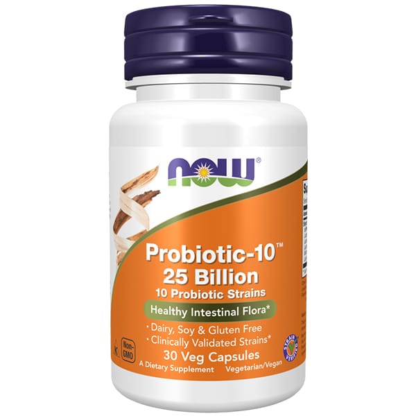 Now Probiotic-10™ 25 Billion 50 Veg Capsules