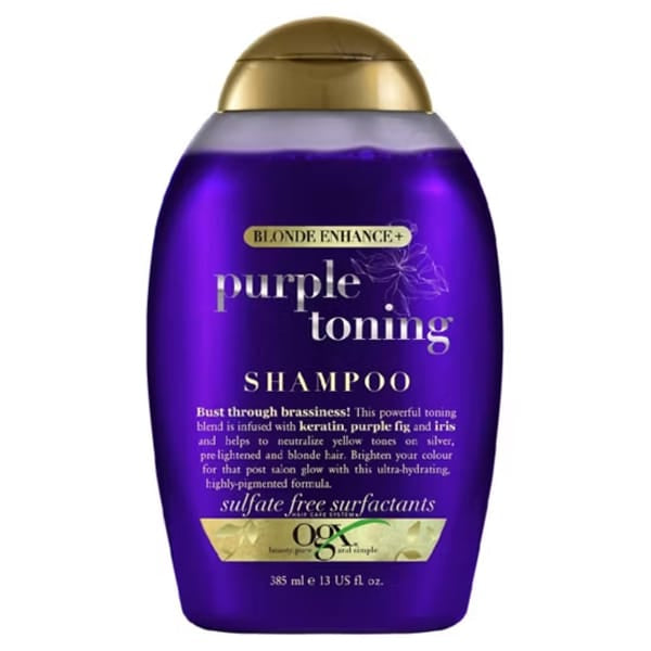 OGX Blonde Enhance + Purple Toning Shampoo 385ml in bd