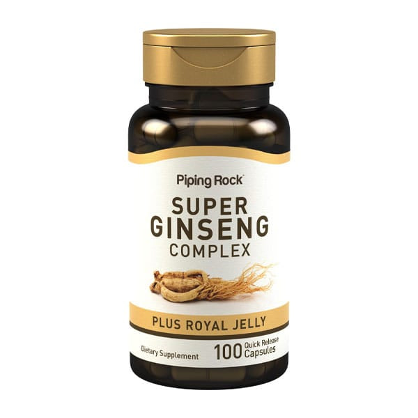 Piping Rock Super Ginseng Complex Plus Royal Jelly 100 Capsules