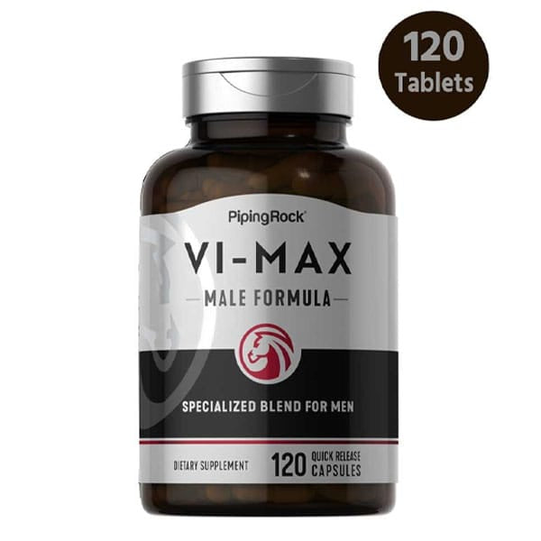 Piping Rock Vi-Max Male “MEN ONLY” 120 Quick Release Capsules in bd
