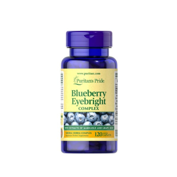 Puritan's Pride Blueberry Eyebright Complex 120 Caplets