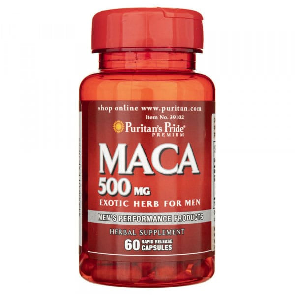 Puritan’s Pride Maca 500mg 60 Capsules