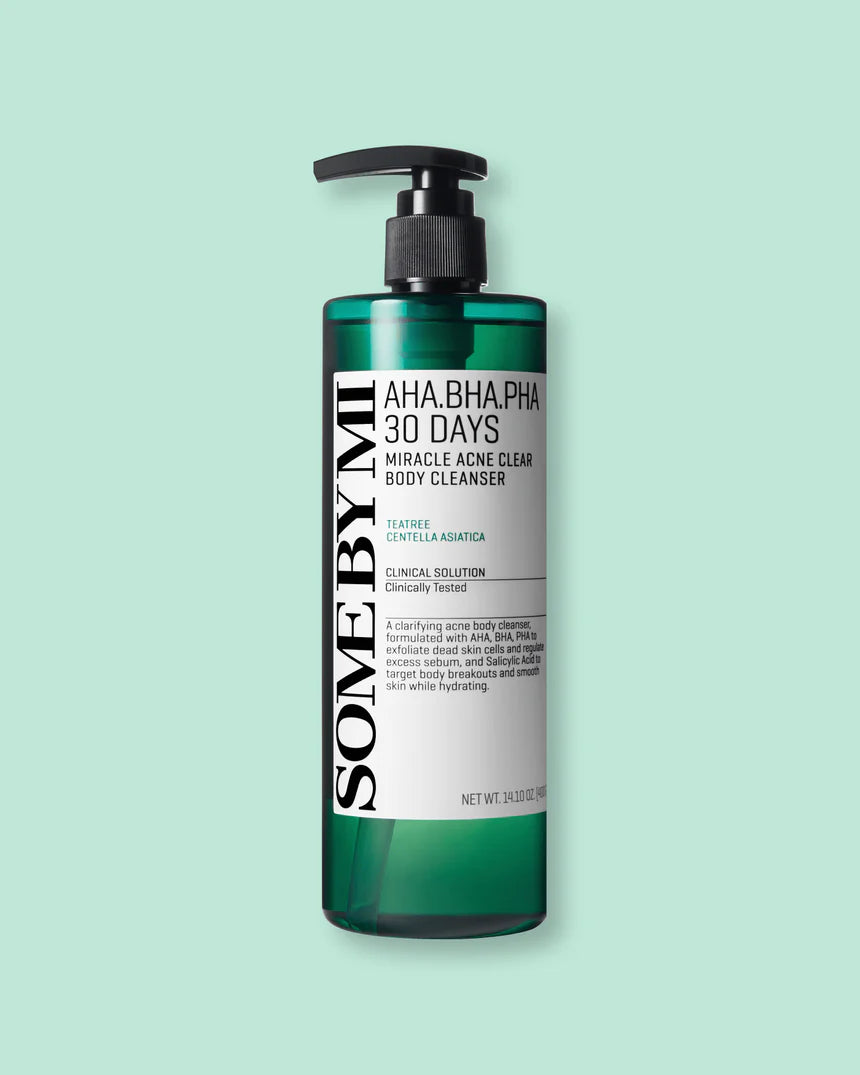 SOME BY MI AHA BHA PHA 30 DAYS MIRACLE ACNE CLEAR BODY CLEANSER 400G