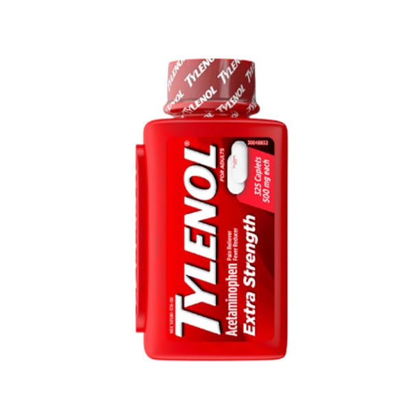 Tylenol Extra Strength Caplets Fever Reducer and Pain Reliever 500 mg 325 Caplets