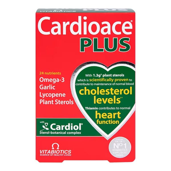 Vitabiotics Cardioace Plus 60 Capsules in bd