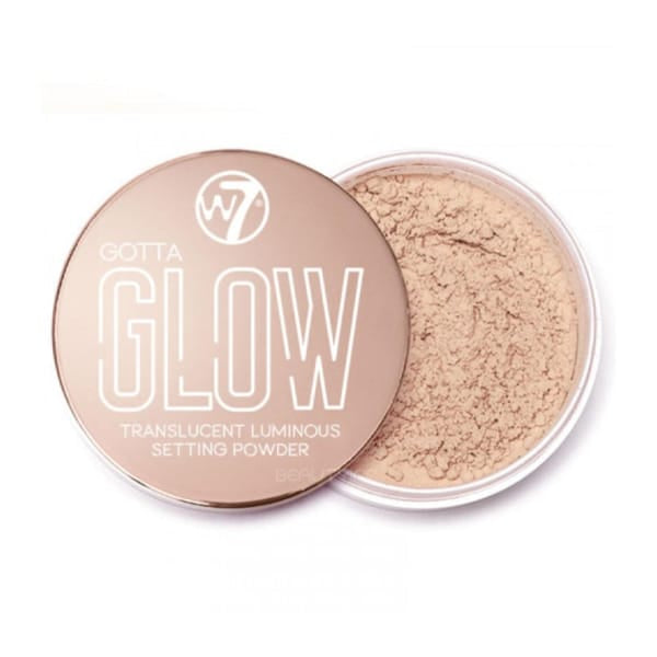 W7 Gotta Glow Translucent Luminous Setting Powder 15g in bd