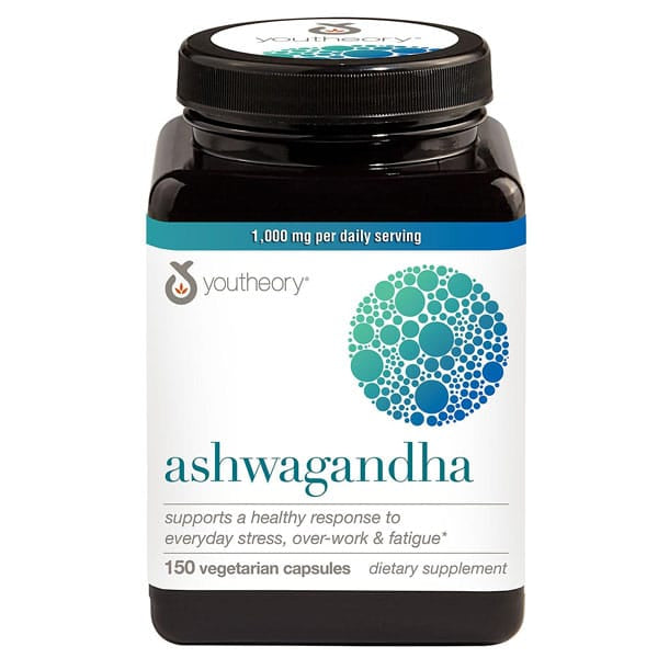 Youtheory Ashwagandha 1000mg 150 Capsules