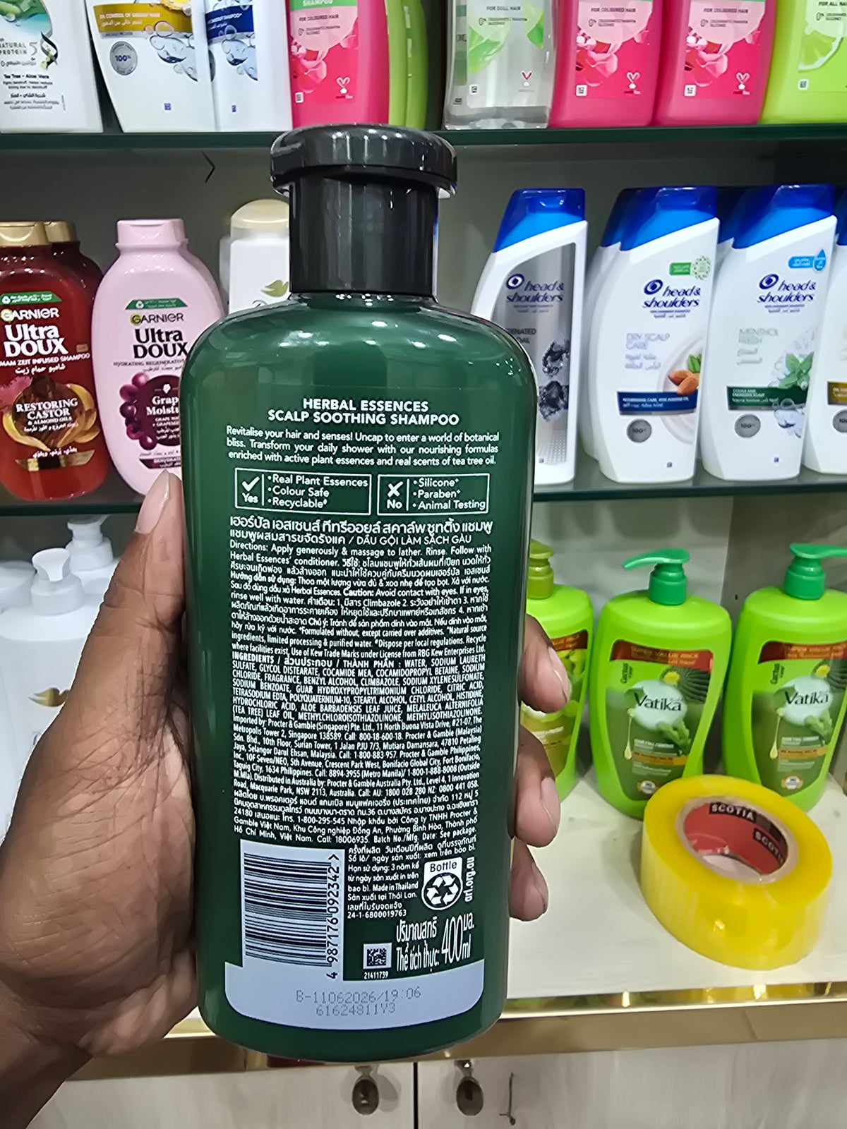 Herbal Essences Scalp Soothing Tea Tree Oil Shampoo 400ml
