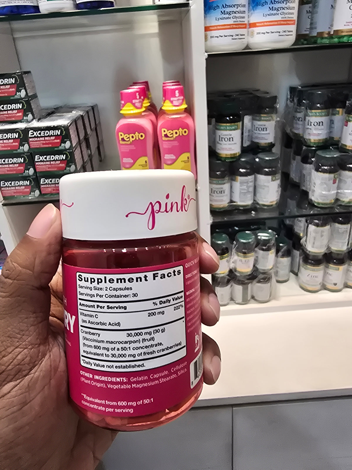 Nature's Truth Extra Strength Cranberry 30000mg 60 Capsules