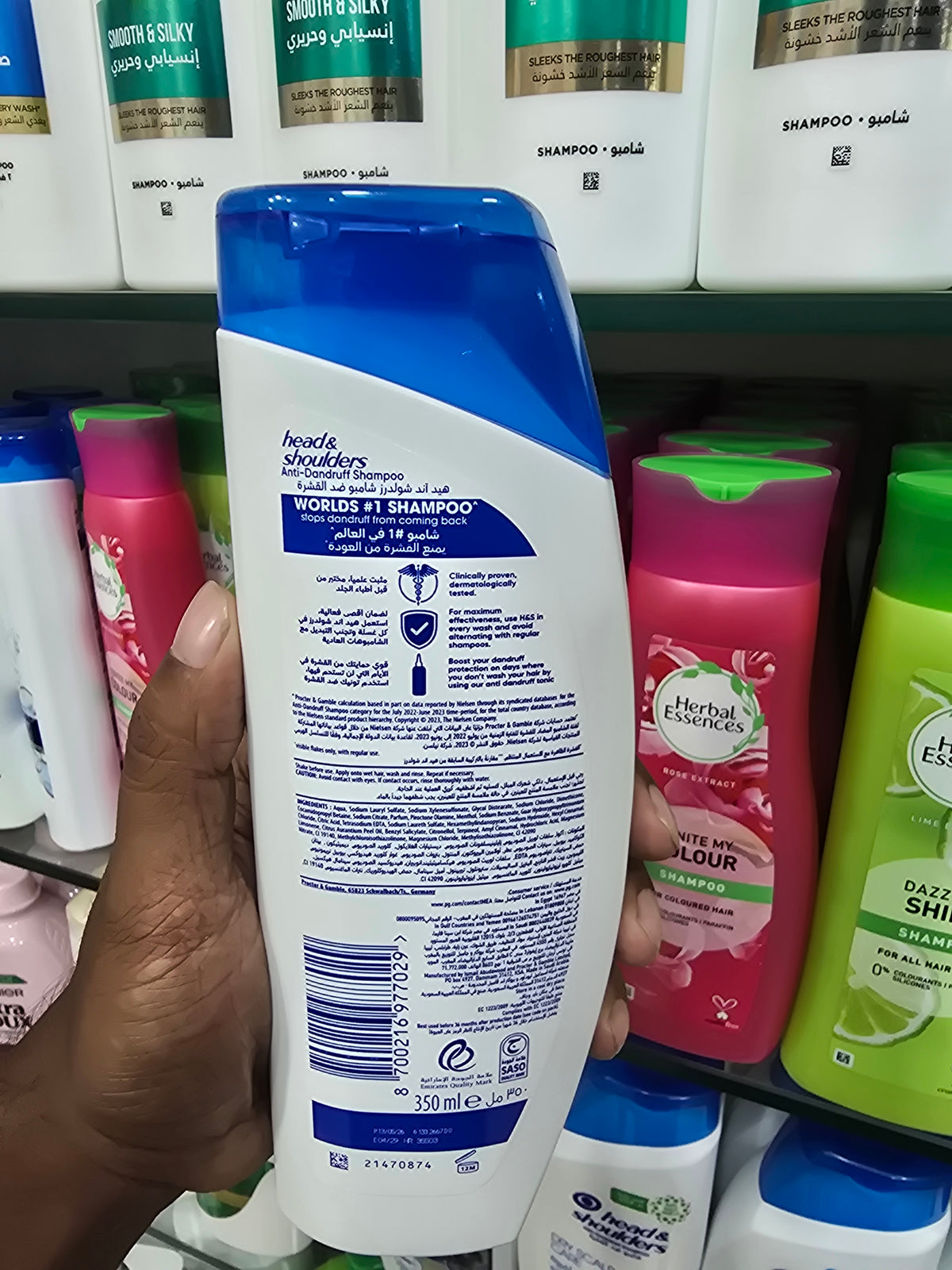 Head & Shoulders Anti-Hair Fall Shampoo for Men 350ml