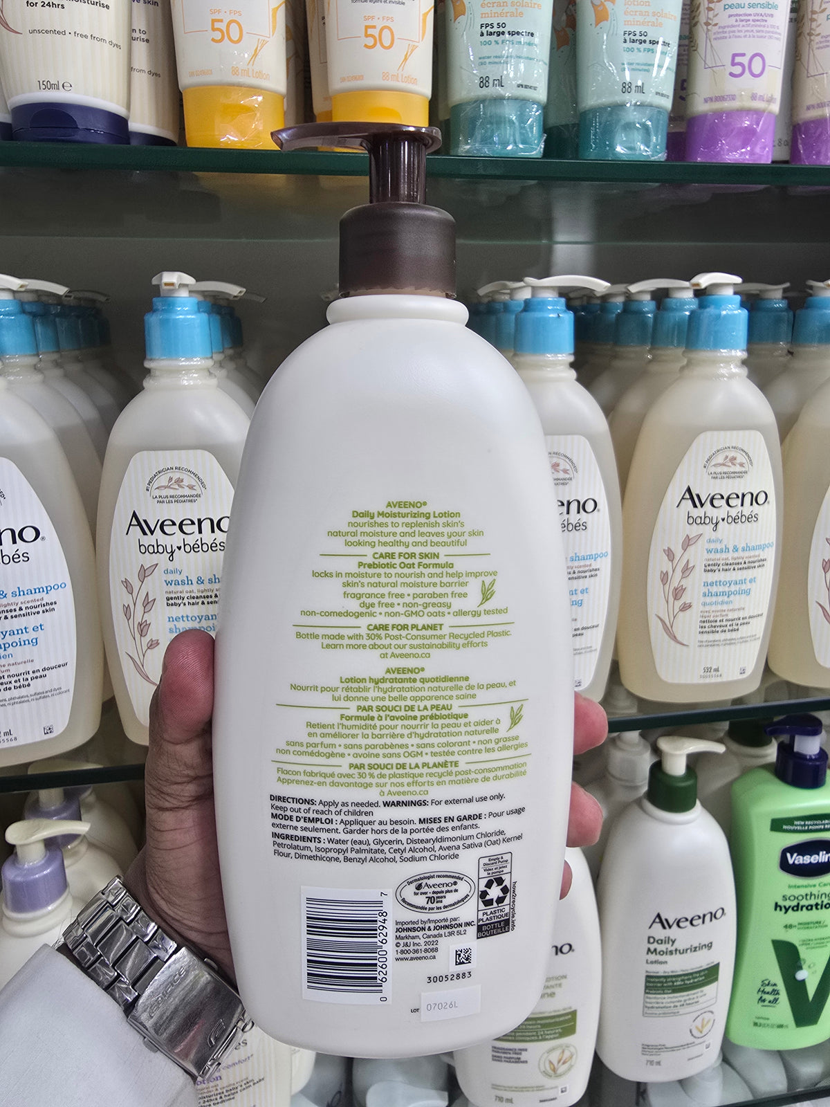 Aveeno Daily Moisturizing Body Lotion for Dry Skin 532ml