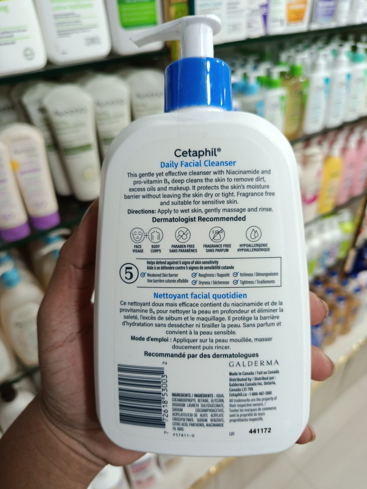 Cetaphil Daily Facial Cleanser 473 ml - uk version