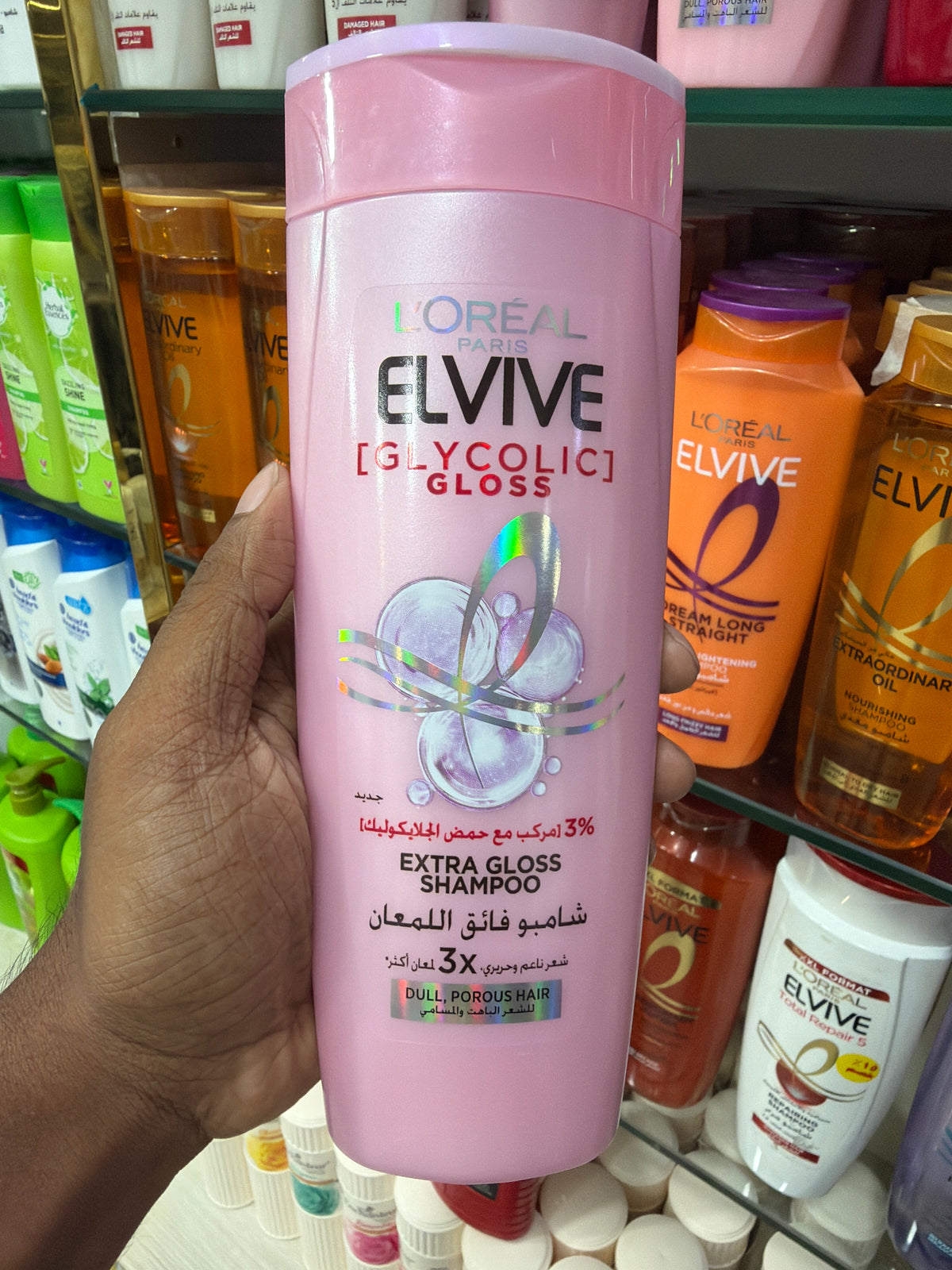 L'Oréal Paris Elvive Glycolic Gloss Extra Gloss Shampoo 400ml