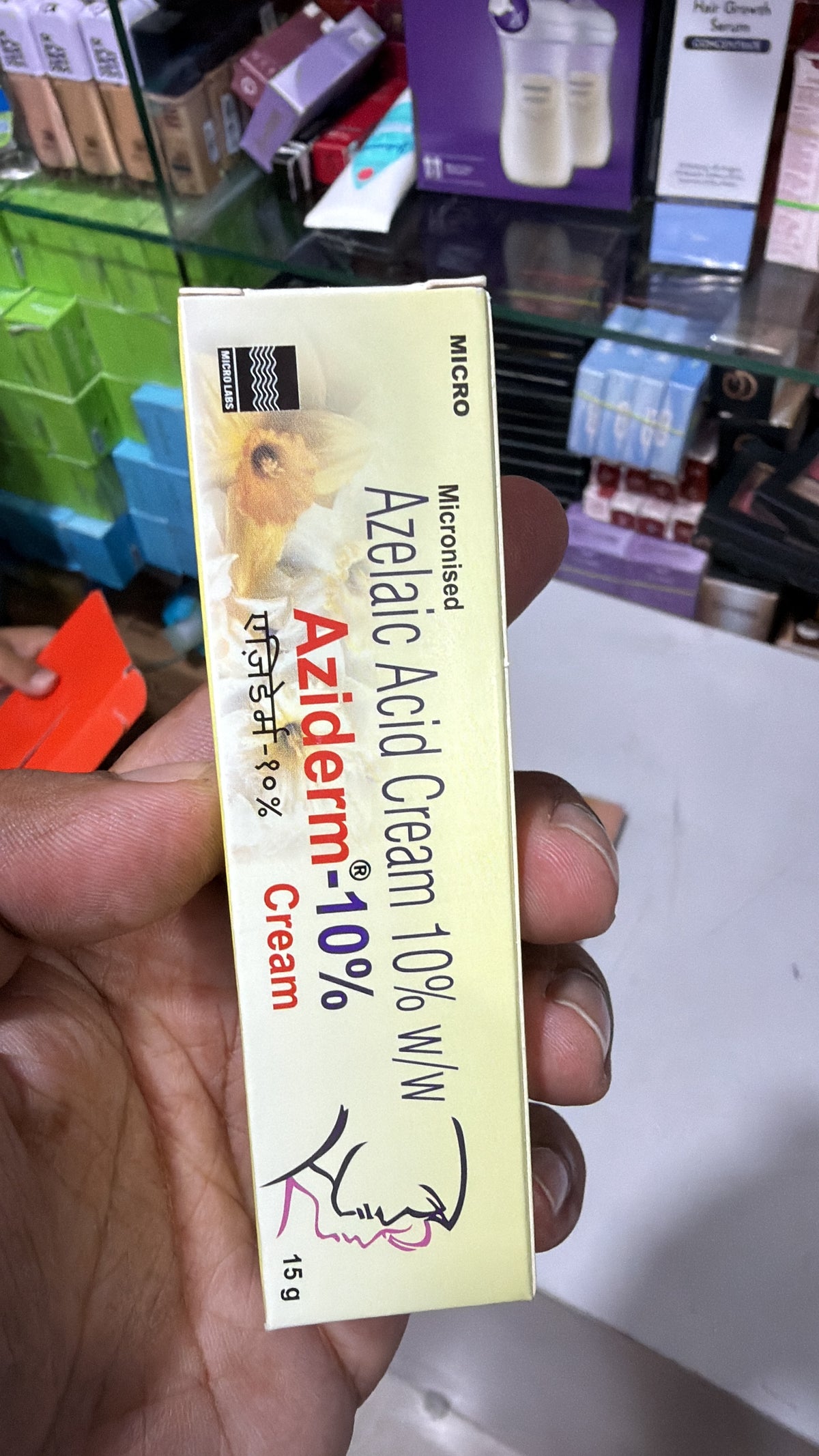 Micro Aziderm 10% Cream 15g