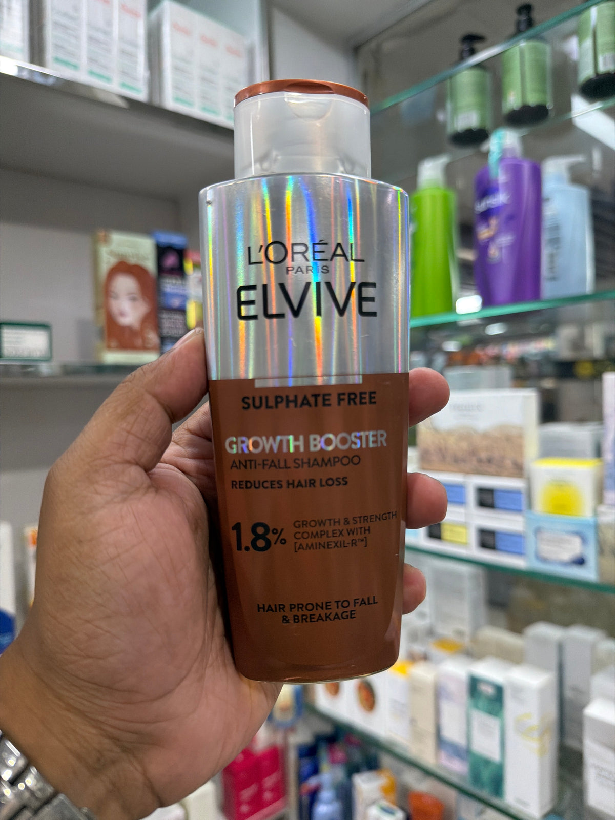 L'Oréal Paris Elvive 1.8% Growth Booster Anti-Fall Shampoo 200ml