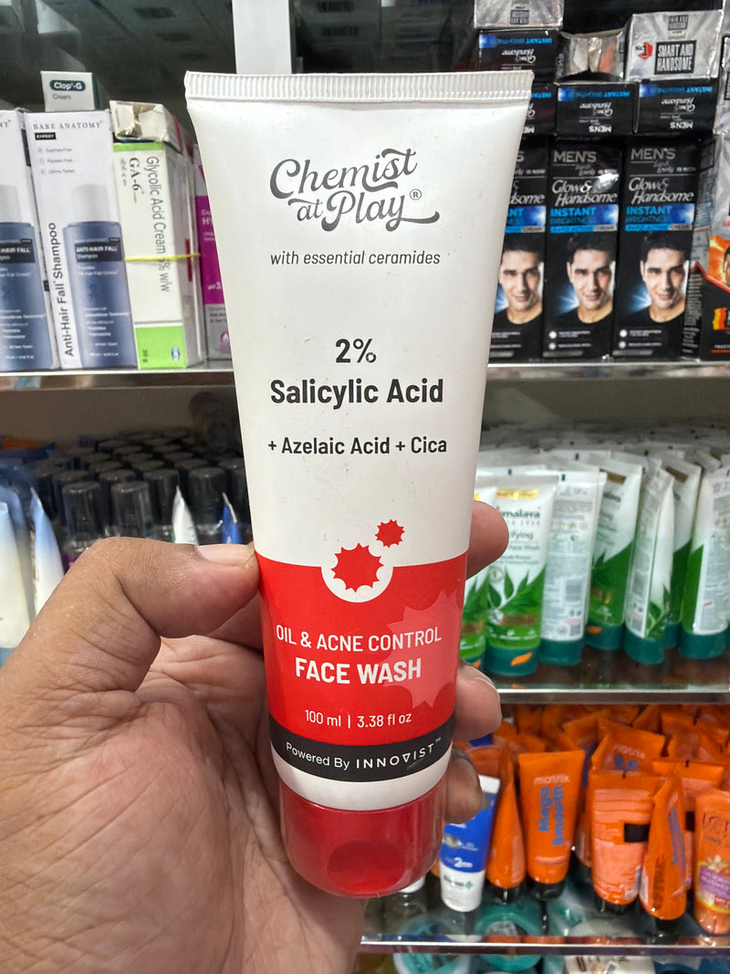 Chemist at Play 2% Salicylic Acid Oil & Acne Control Face Wash 100ml