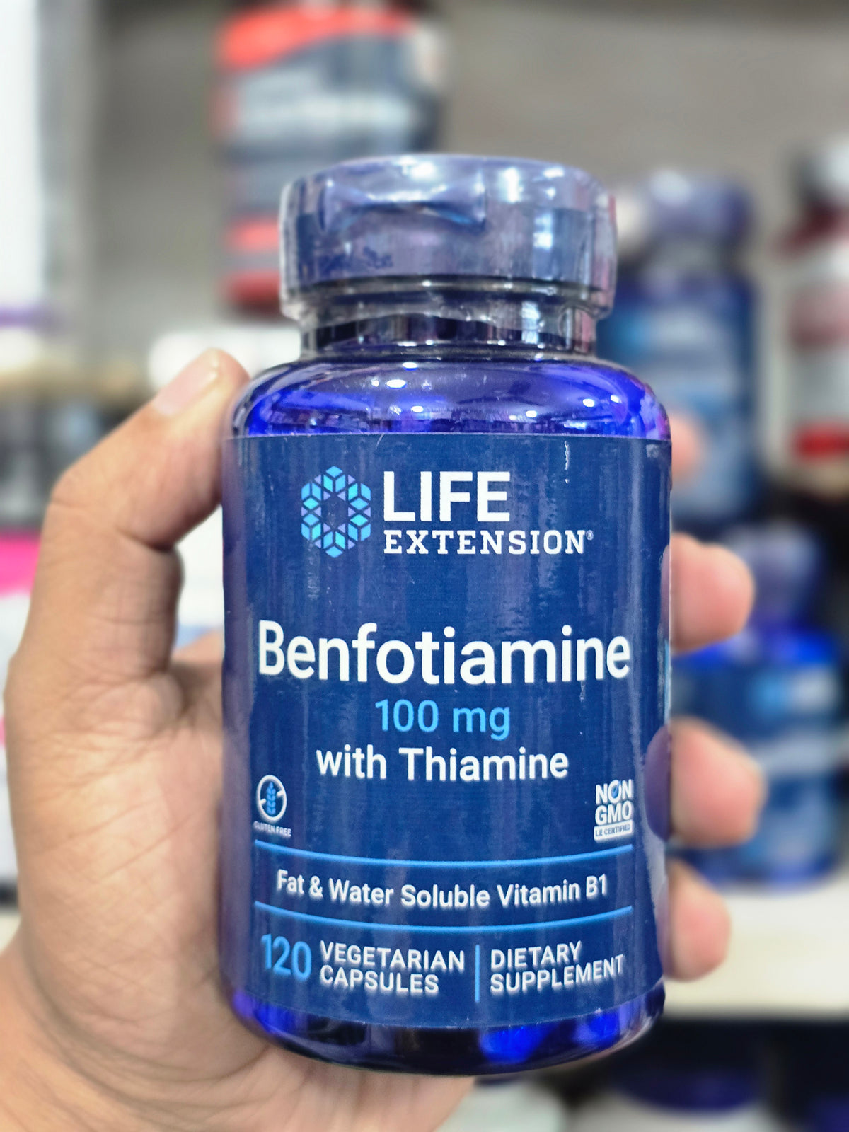Life Extension Benfotiamine 100mg 120 Capsules