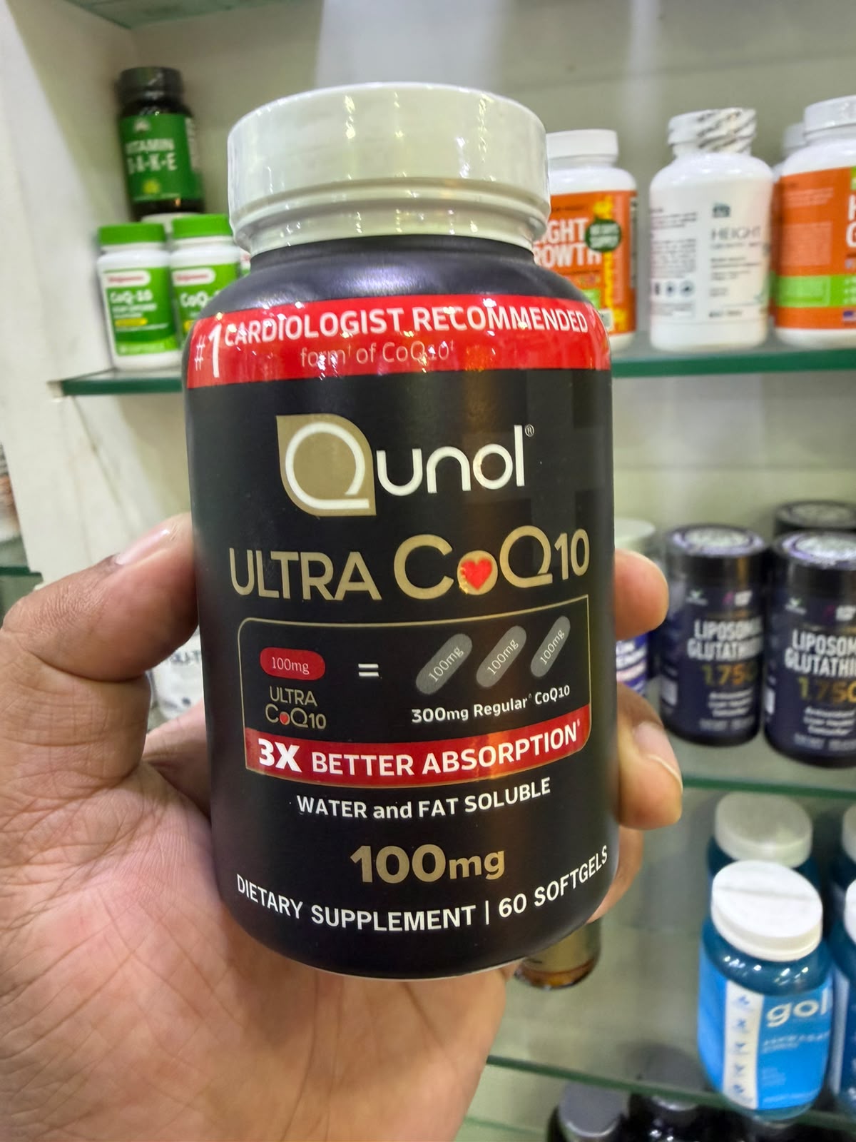 Qunol Ultra CoQ10 (100 mg) – 60 softgels