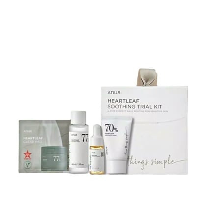 ANUA HEARTLEAF SOOTHING TRIAL KIT (4 ITEMS)