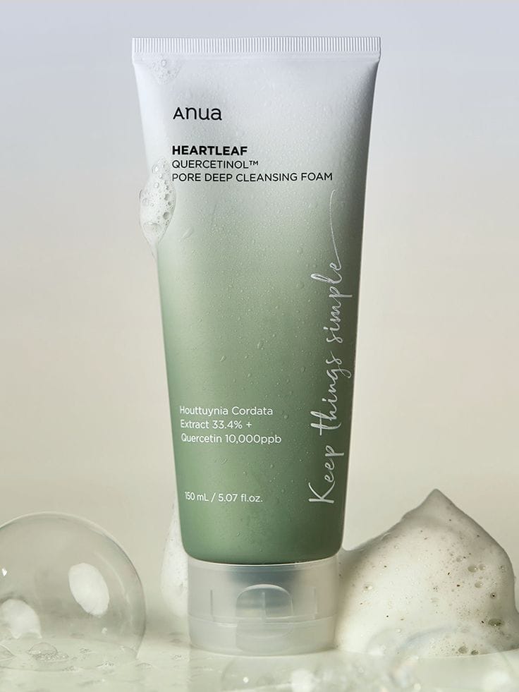 Anua Heartleaf Quercetinol Pore Deep Cleansing Foam 150ml