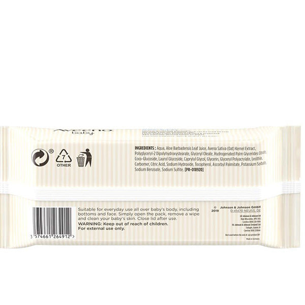 Aveeno Baby Daily Care Wipes – 72 wipes