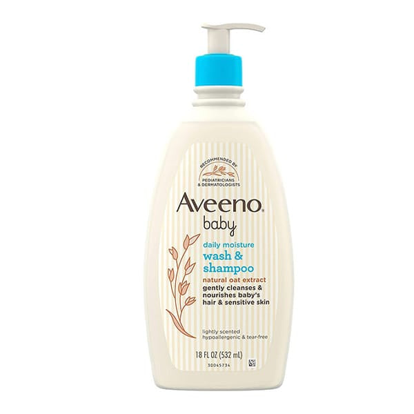 Aveeno Baby Daily Moisture Wash & Shampoo – 532ml