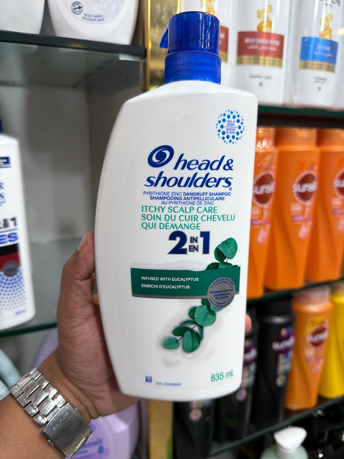 Head & Shoulders Itchy Scalp 2-in-1 Shampoo + Conditioner, 835 mL