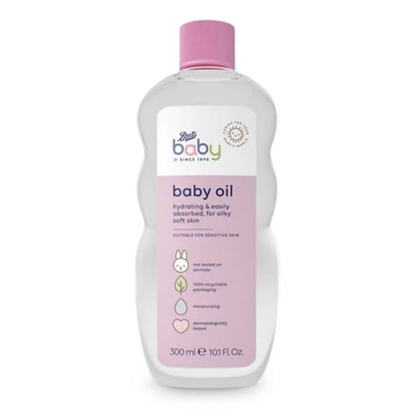 Boots Baby Oil 300ml in bd