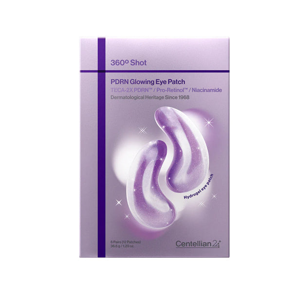 CENTELLIAN 24+ 360º Shot PDRN glowing eye patch (6 pairs)