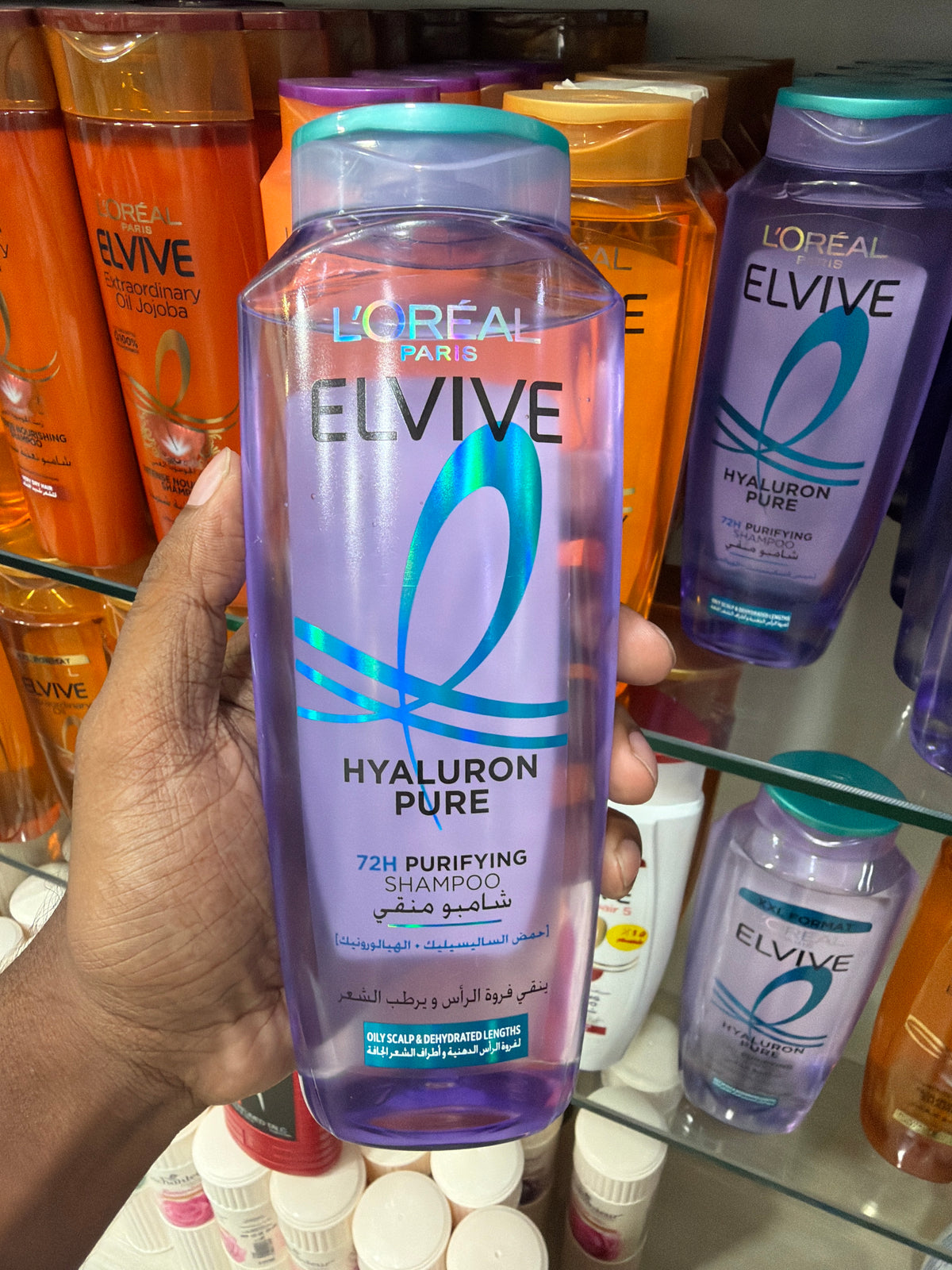 LOreal Paris Hyaluron Pure 72h Purifying Shampoo 400 ml