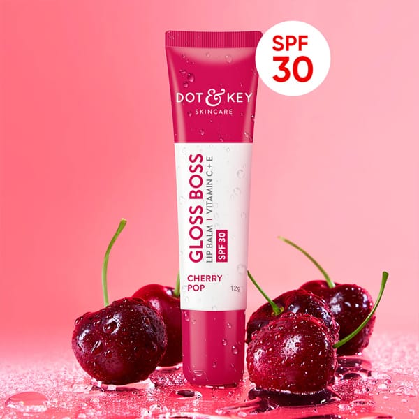 Dot & Key Vitamin C + E Lip Blam SPF 30 Cherry Pop Medium Tinted 12G