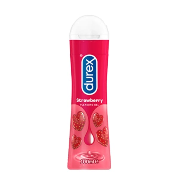 Durex Strawberry Flavored Lubricant 100ml in bd