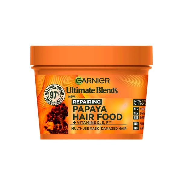 Garnier PAPAYA AND ALMA HAIR FOOD 390ml