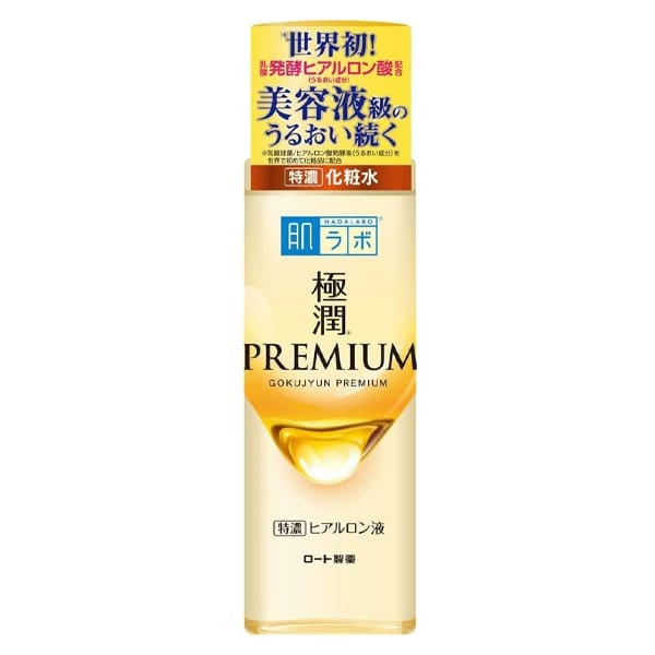HADA LABO GOKUJYUN PREMIUM HYALURONIC ACID LOTION 170ML in bd