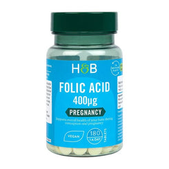 Holland & Barrett Folic Acid 400ug 180 Tablets in bd